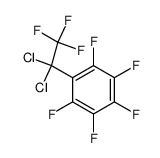(1,1-dichloro-2,2,2-trifluoroethyl)pentafluorobenzene结构式