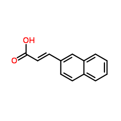 3-(2-萘基)丙烯酸结构式