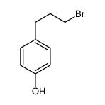Phenol, 4-(3-bromopropyl)- structure