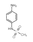 4-甲磺酰氨基苯胺结构式