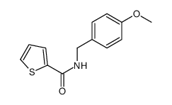 N-[(4-methoxyphenyl)methyl]thiophene-2-carboxamide结构式