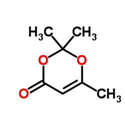 2,2,6-三甲基-4H-1,3-二噁英-4-酮结构式