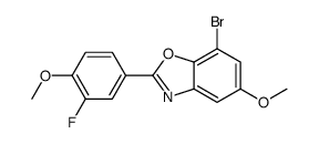 7-bromo-2-(3-fluoro-4-methoxyphenyl)-5-methoxy-1,3-benzoxazole picture