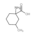 1-氨基-3-甲基环己烷羧酸结构式