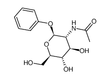 苯基-2-乙酰氨基-2-脱氧-Β-D-葡萄糖苷结构式