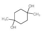 1,4-Cyclohexanediol,1,4-dimethyl-, trans- Structure