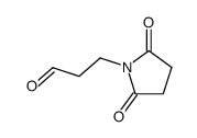 3-(2,5-dioxo-pyrrolidin-1-yl)propionaldehyde Structure