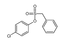 (4-chlorophenyl) phenylmethanesulfonate Structure
