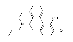 (+/-)-N-n-propylnorapomorphine Structure
