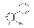 3-氨基-4-苯基-1H-吡唑结构式