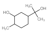 Cyclohexanemethanol,3-hydroxy-a,a,4-trimethyl- Structure