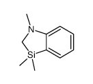 1,3,3-trimethyl-2H-1,3-benzazasilole Structure