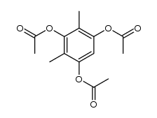 2,4,6-Triacetoxy-1,3-dimethylbenzene Structure
