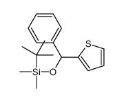 tert-butyl-dimethyl-[phenyl(thiophen-2-yl)methoxy]silane Structure