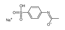 sodium N-acetylsulphanilate结构式
