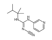 1-cyano-2-(2,3-dimethylbutan-2-yl)-3-pyridin-3-ylguanidine Structure