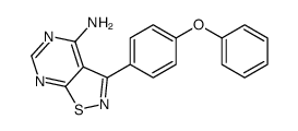 3-(4-phenoxyphenyl)-[1,2]thiazolo[5,4-d]pyrimidin-4-amine Structure