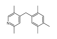 2,5-dimethyl-4-[(2,4,5-trimethylphenyl)methyl]pyridine Structure