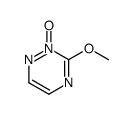3-methoxy-2-oxido-1,2,4-triazin-2-ium结构式