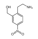 [2-(2-aminoethyl)-5-nitrophenyl]methanol结构式