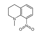 1-methyl-8-nitro-3,4-dihydro-2H-quinoline结构式