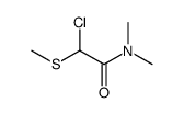2-chloro-N,N-dimethyl-2-methylsulfanylacetamide Structure