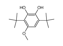 3,6-di-tert-butyl-4-methoxybenzene-1,2-diol Structure