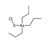 (tripropyl-λ5-arsanyl) thiohypochlorite Structure