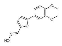 N-[[5-(3,4-dimethoxyphenyl)furan-2-yl]methylidene]hydroxylamine Structure