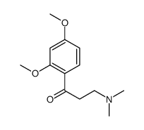 1-(2,4-dimethoxyphenyl)-3-(dimethylamino)propan-1-one Structure