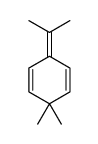 3,3-dimethyl-6-propan-2-ylidenecyclohexa-1,4-diene结构式