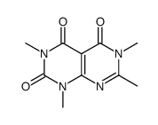 1,3,6,7-tetramethylpyrimido[4,5-d]pyrimidine-2,4,5-trione Structure