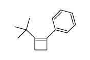 (2-tert-butylcyclobuten-1-yl)benzene结构式