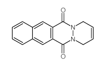 Benzo[g]pyridazino[1,2-b]phthalazine-6,13-dione, 1,4-dihydro- Structure