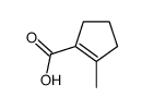 1-Cyclopentene-1-carboxylic acid, 2-methyl- (6CI,9CI) Structure