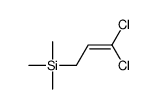 3,3-dichloroprop-2-enyl(trimethyl)silane结构式