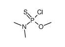 O-methyl-N,N-dimethylamidophosphorothiochloridate Structure