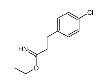 3-(4-氯苯基)-丙脒酸乙酯结构式