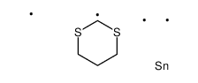 1,3-dithian-2-yl(trimethyl)stannane结构式