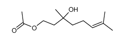 1-Acetoxy-3,7-dimethyl-6-octen-3-ol Structure