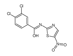 3,4-dichloro-N-(5-nitro-1,3-thiazol-2-yl)benzamide Structure