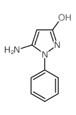 5-amino-1-phenyl-2H-pyrazol-3-one Structure