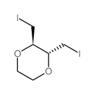 (2R,3R)-2,3-bis(iodomethyl)-1,4-dioxane结构式