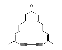7,12-dimethylcycloheptadeca-2,4,6,12,14,16-hexaene-8,10-diynone Structure