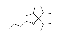 1-(triisopropylsilyl)oxybutane Structure