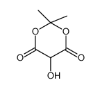 5-hydroxy-2,2-dimethyl-1,3-dioxane-4,6-dione结构式