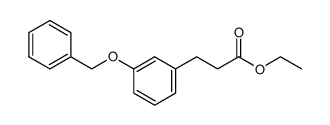 ethyl 3-[3-(benzyloxy)phenyl]propanoate Structure