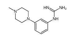 1-(3-(4-甲基哌嗪-1-基)苯基)胍结构式