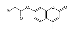 (4-methyl-2-oxochromen-7-yl) 2-bromoacetate结构式