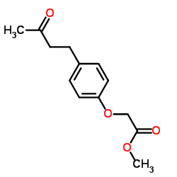 Methyl [4-(3-oxobutyl)phenoxy]acetate结构式